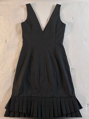 Bebe Sleeveless Dress Gray Mid-length Size 4 Small